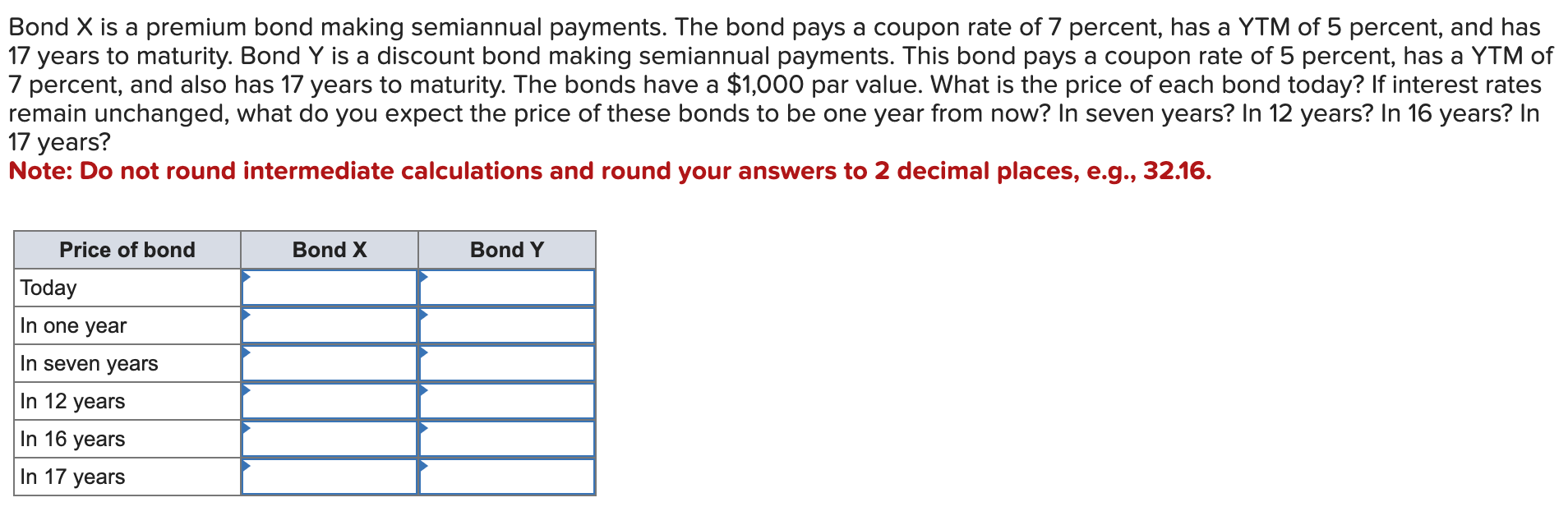  Bond \( X \) is a premium bond making semiannual payments.