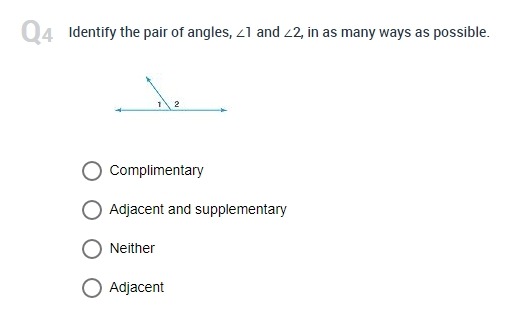 angle LRMQ2 Name two angles that are adjacent to _ MRN. T