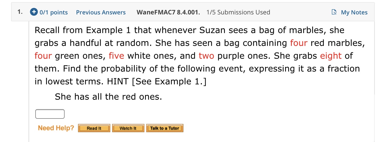 how would I solve this problem from webassign.com? 1. + 0/1 points