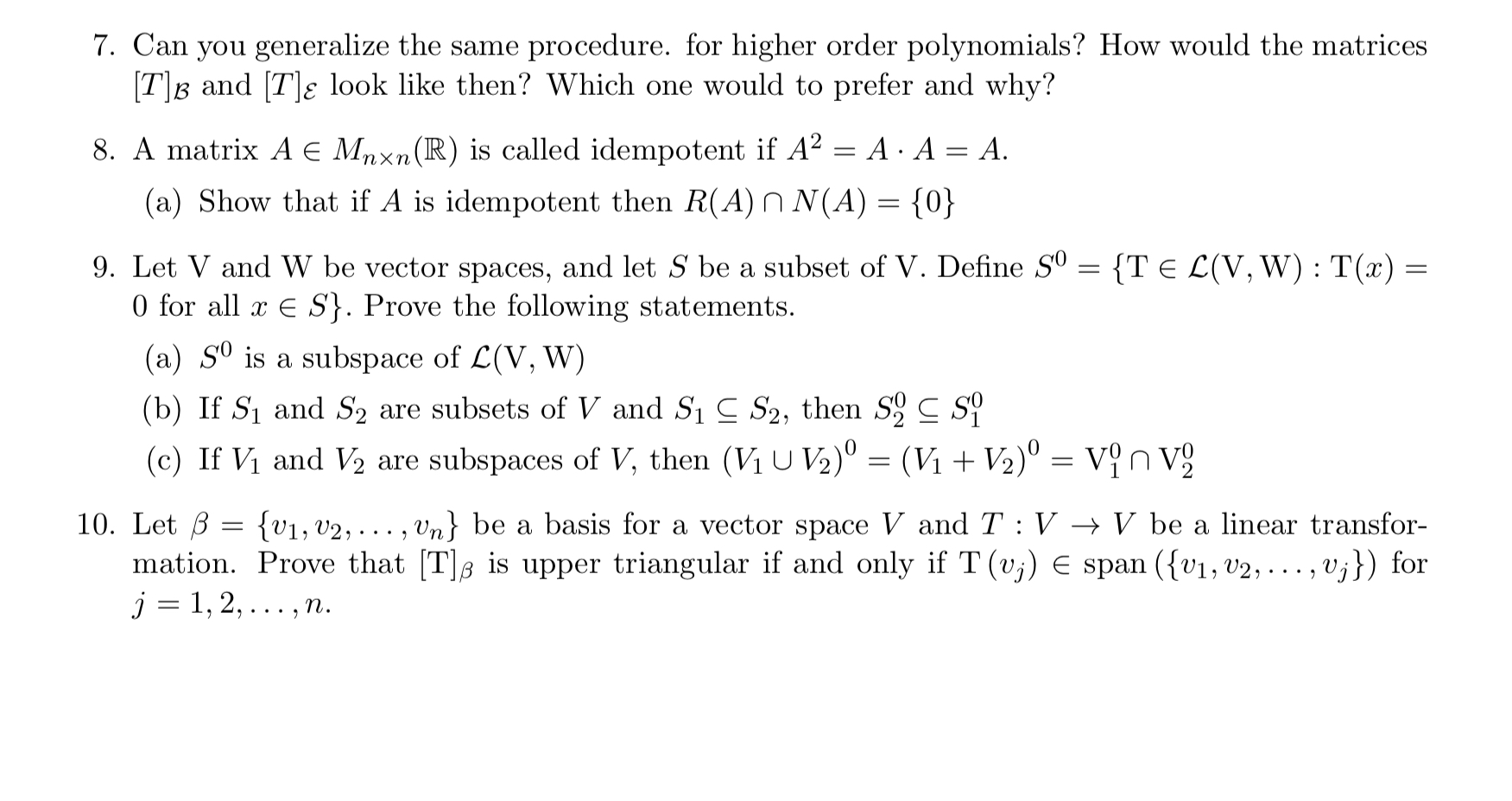 This is a linear algebra problemI want to know how to solve