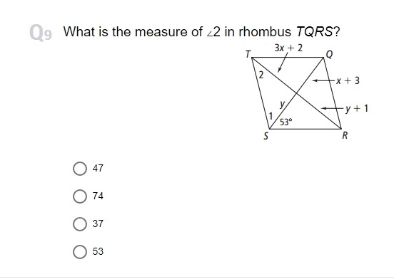 a square? Diagonals are perpendicular and diagonals are congruent. O Diagonals are