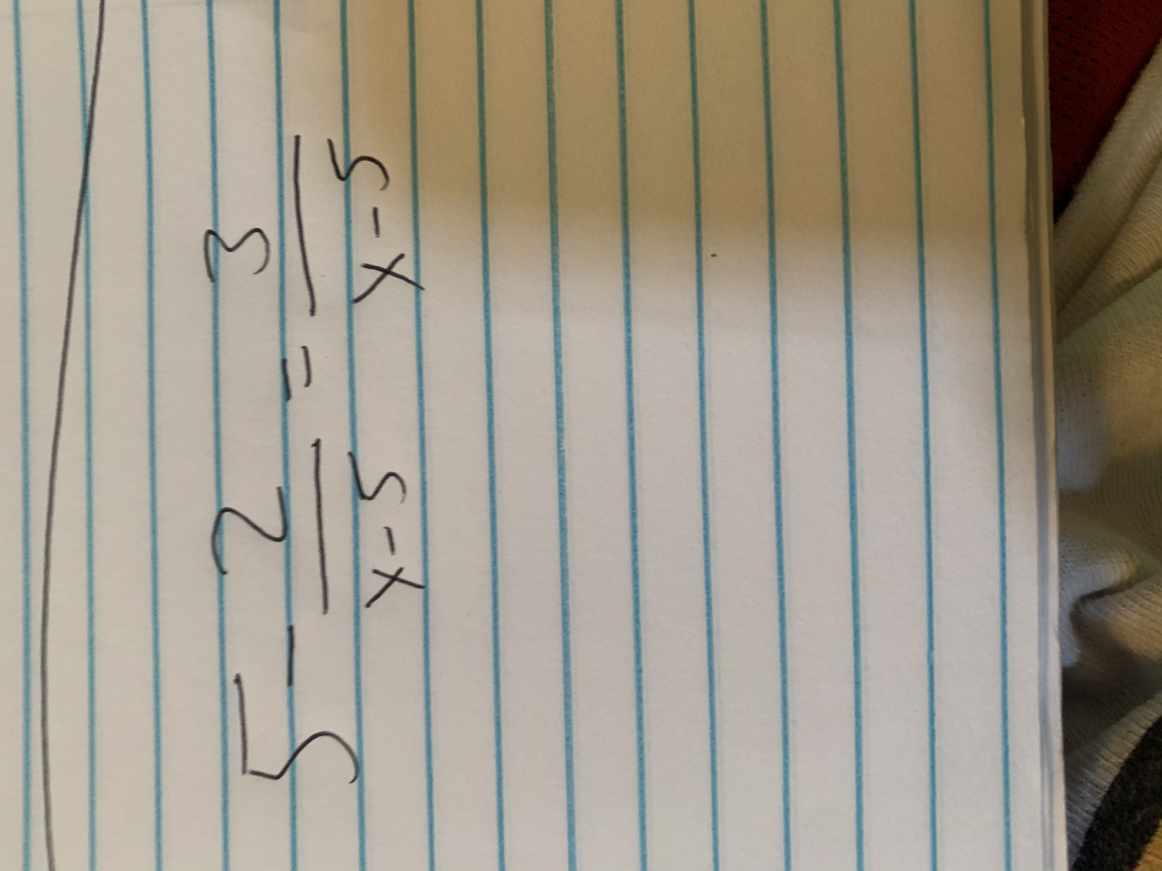 Solve the rational equation. If an equation has no solution so state.