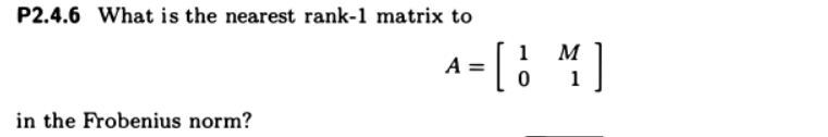 matrix A = W I . derive expressions for ` max (