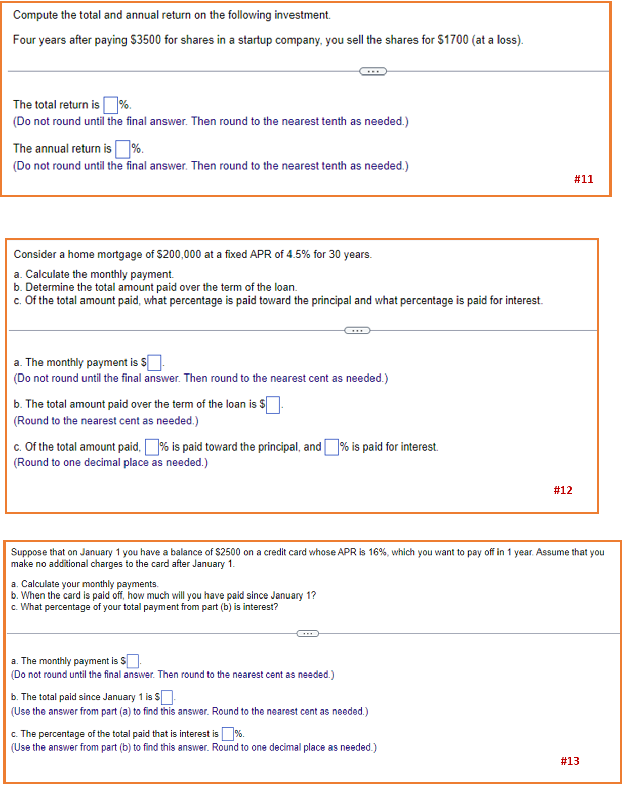 4.1% for 13 years. The balance in the account after 13 years