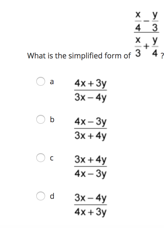 the numerator? O a -x2 + 4x + 2 Ob 3 x