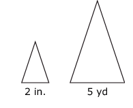 3. Micah has a garden. He constructs a scale model of the