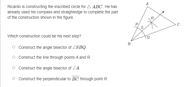 be his next Step? Place the point of the compass on point