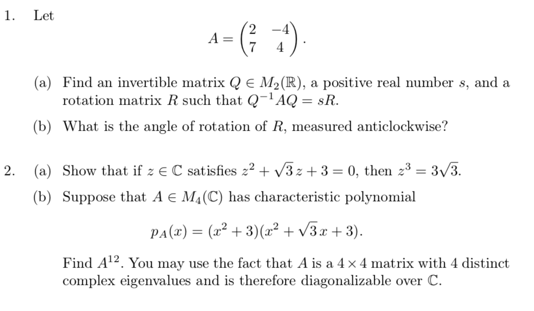 can I please get help with question 1 and 2, I am