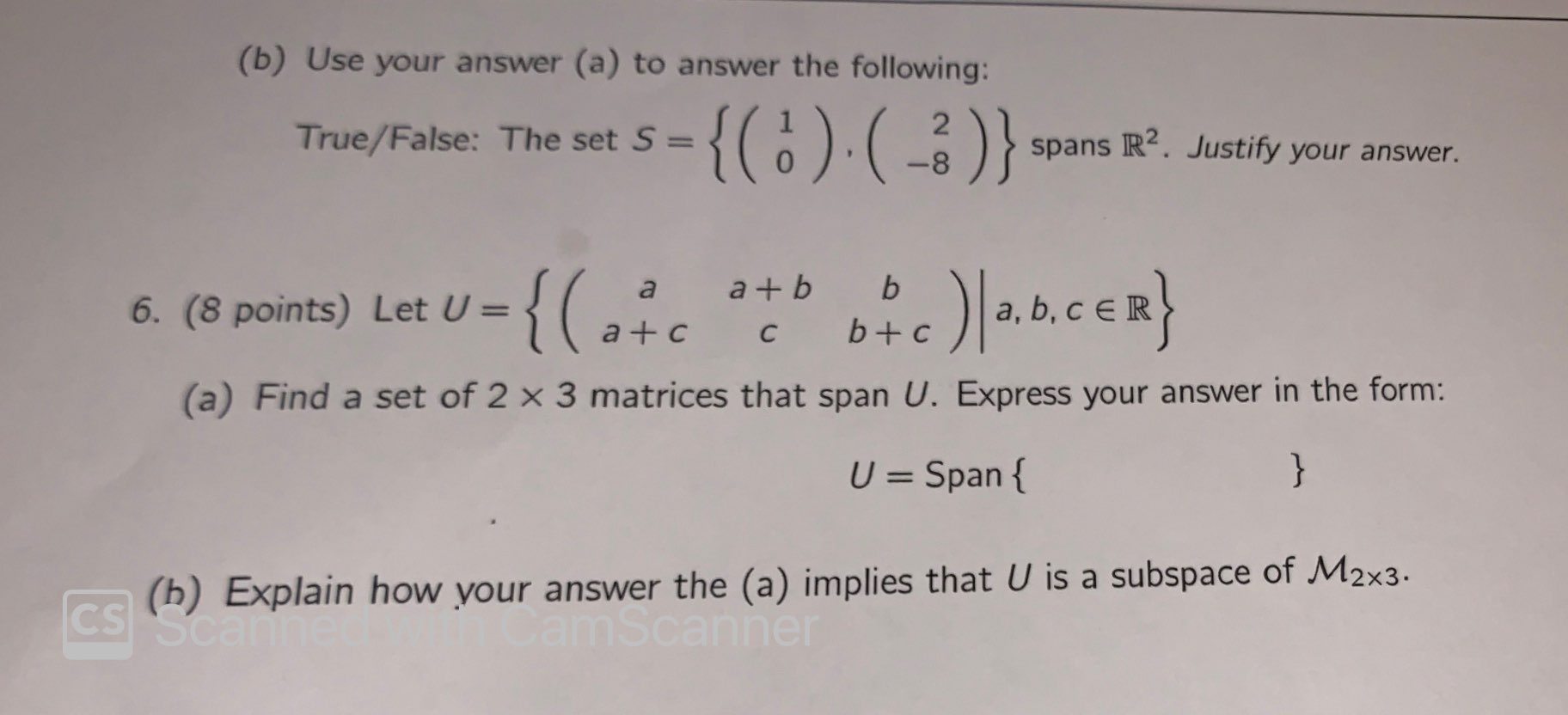 Please answer these questions (b) Use your answer (a) to answer the