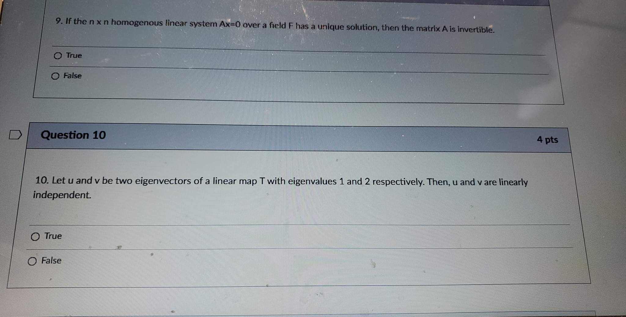 Much!!! 3. Let A and B be two square matrices over a