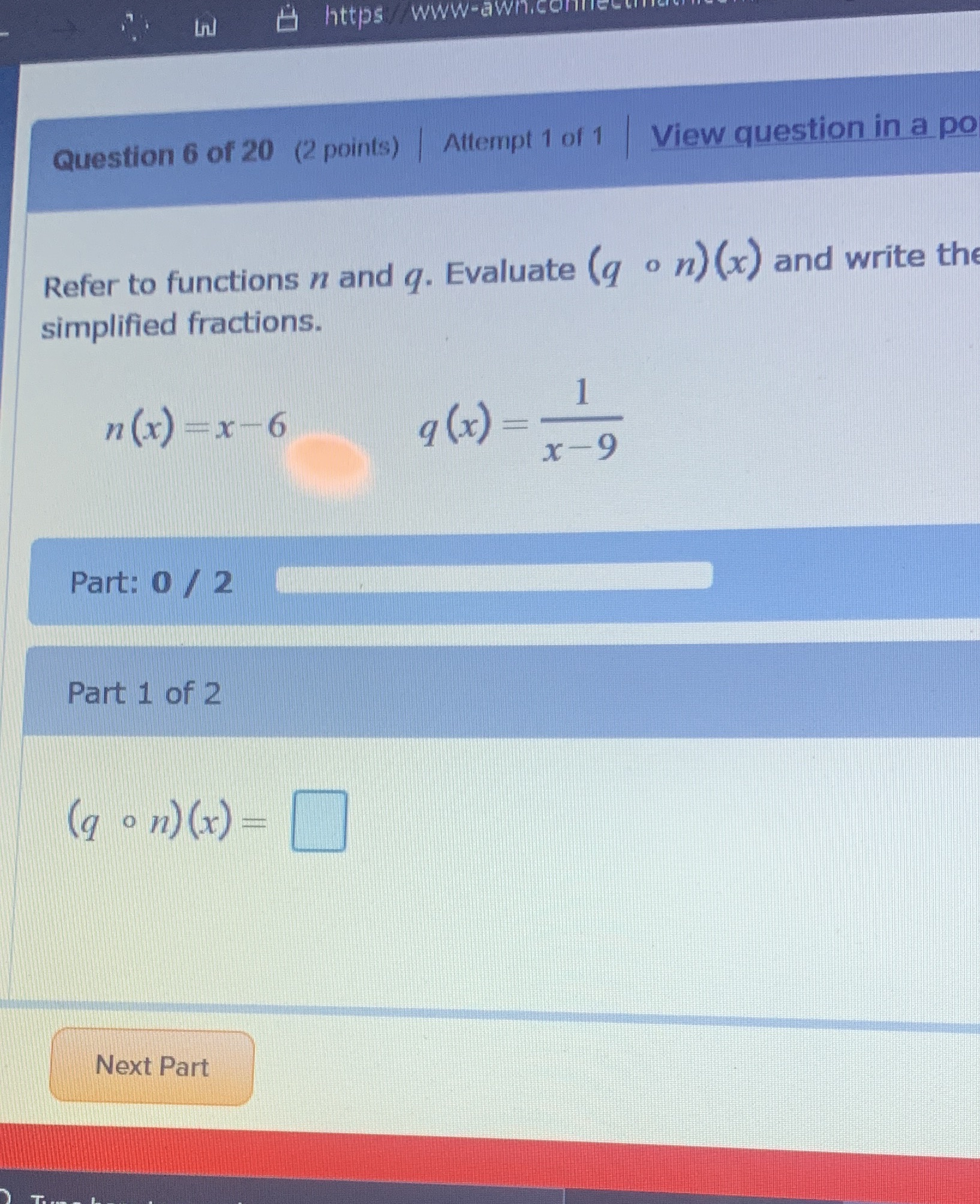 write the domain in interval notation after evaluating. Answers as integers or