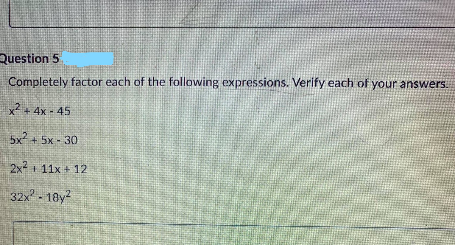 below has a length of (2x + 4) cm and a width