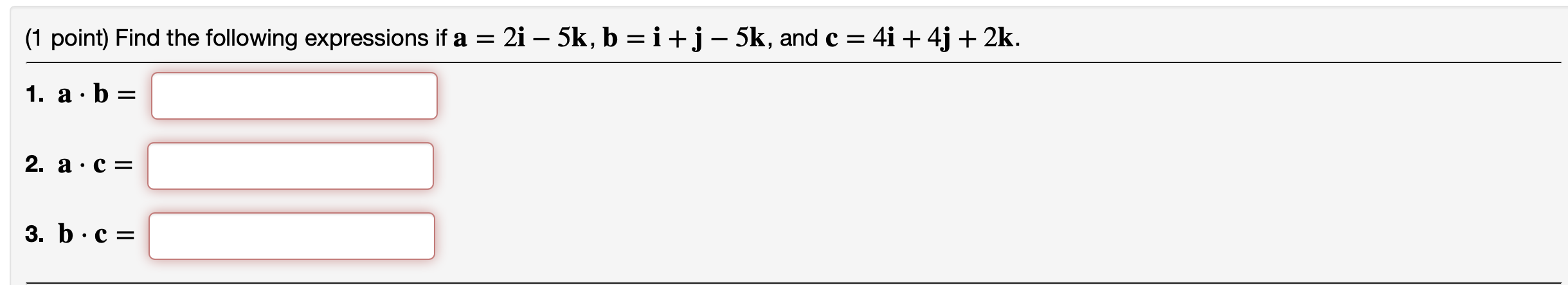 Two linear algebra questions Please label them For question put (1) (2)