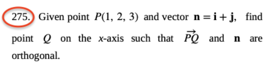 for a line parallel to L that passes through point A. b.