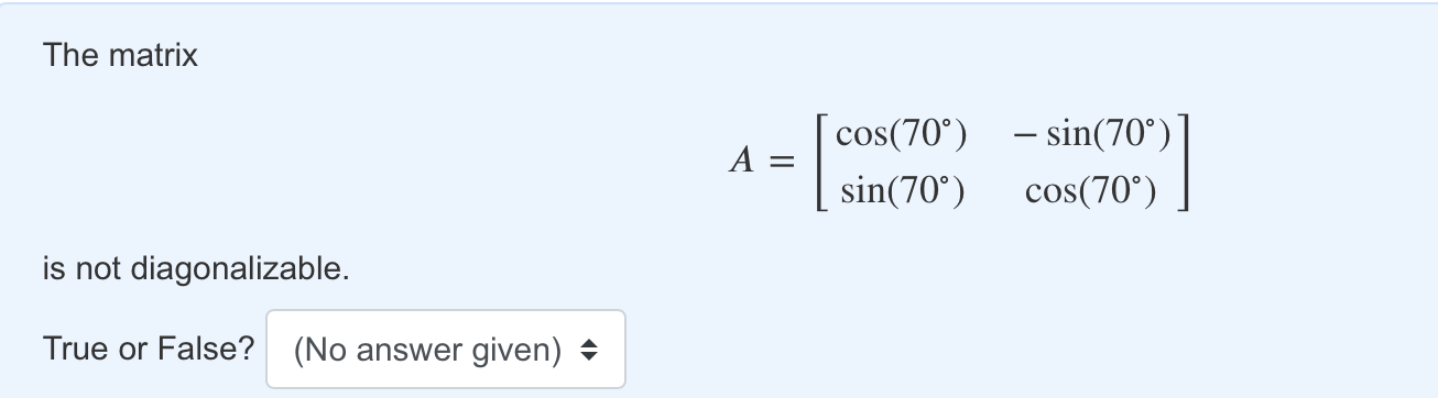 corresponding eigenvectors of the matrix 0 0 1 0 1 0 1