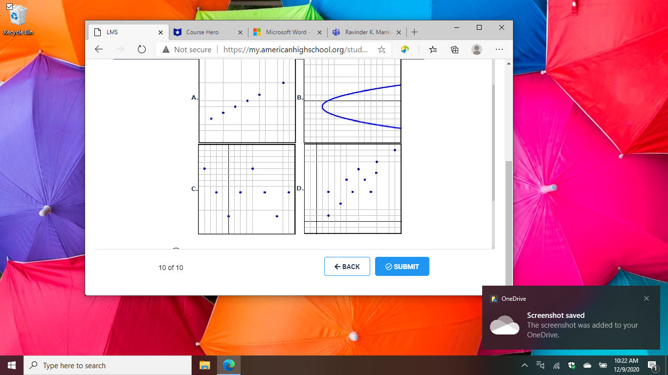 x2, which expression is equal to g(x + 1)? O 1 O