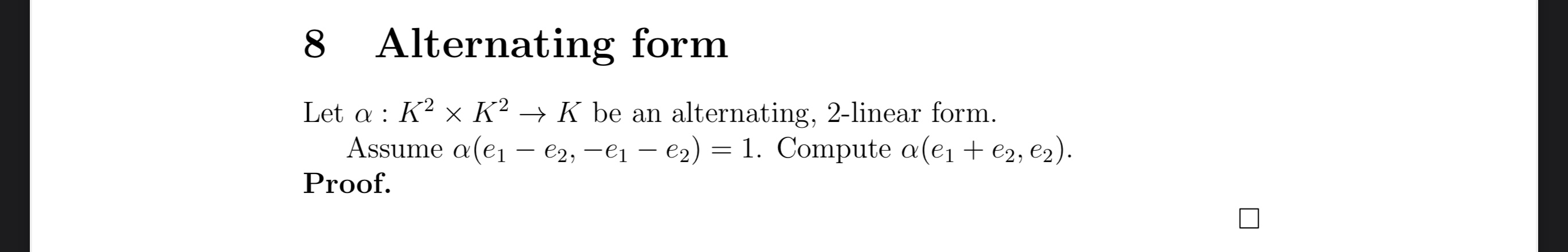 Need help with homework problem #8! Please answer thoroughly and show work!