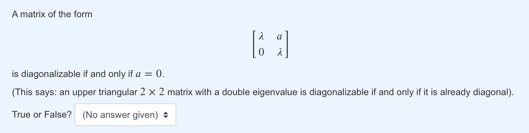 step by step explanations for each operation please A matrix of the