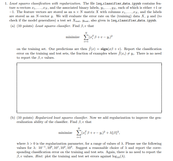 feature n-vectors x1, . . . , xN , and the associated