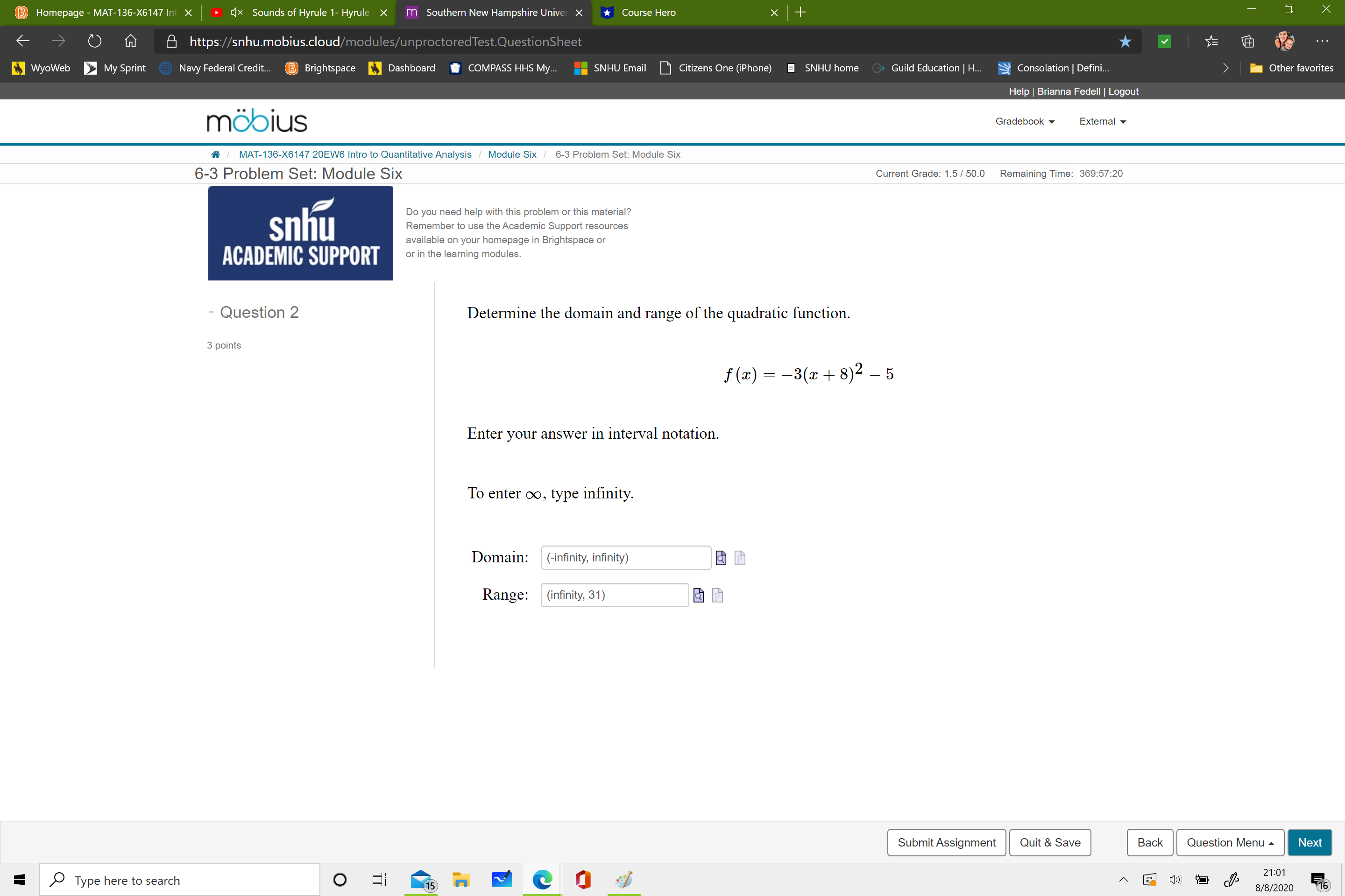 I keep getting the range wrong. What am I doing wrong? (@