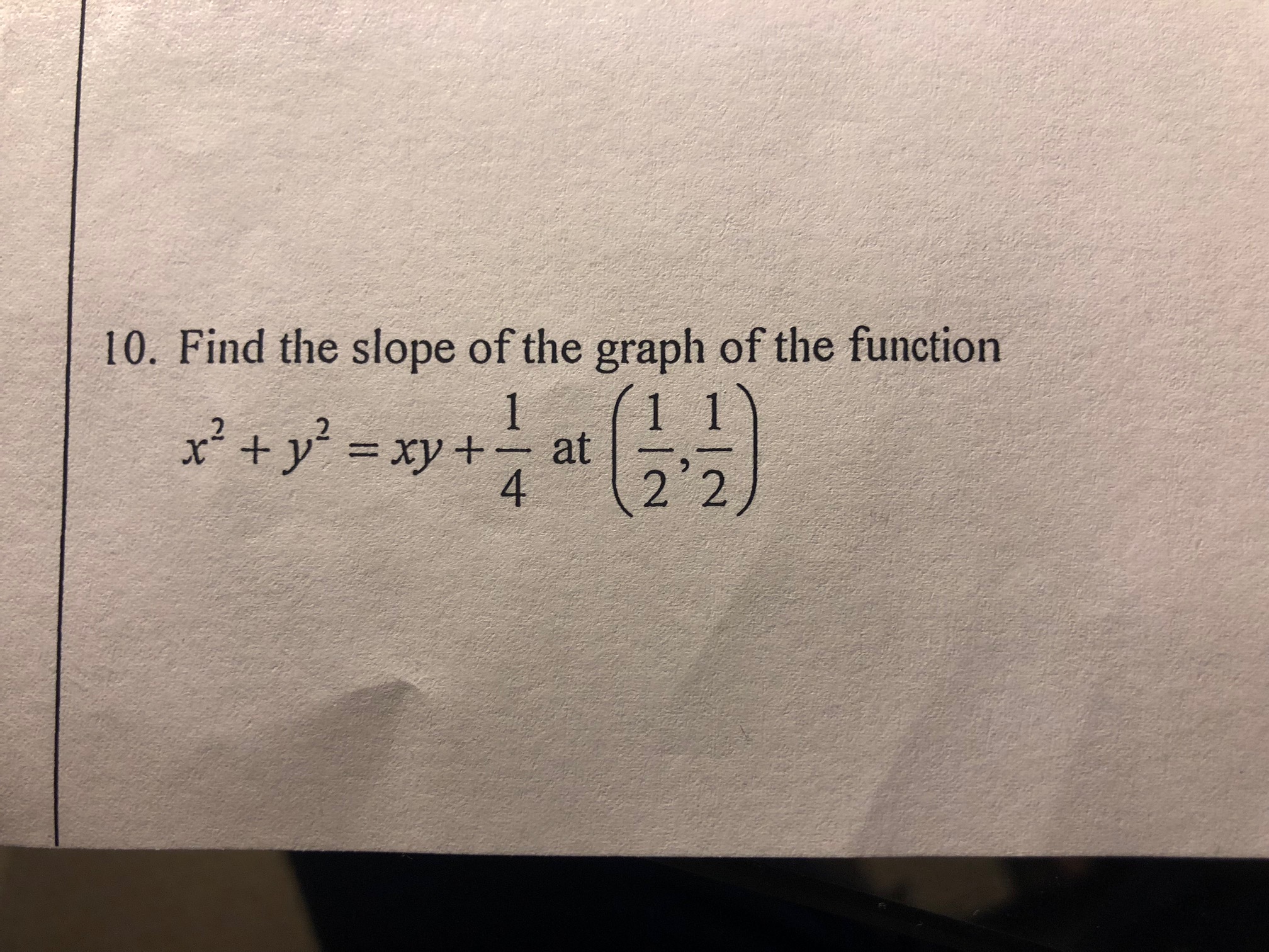 Please complete problem 10 with step by step directions thank you \f