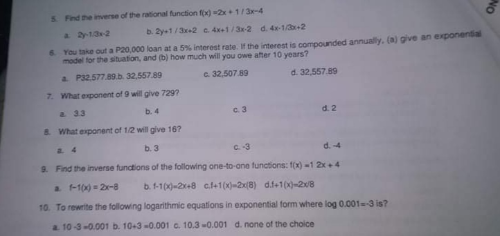 your answer is right minus wrong. 1. Function is a relation where