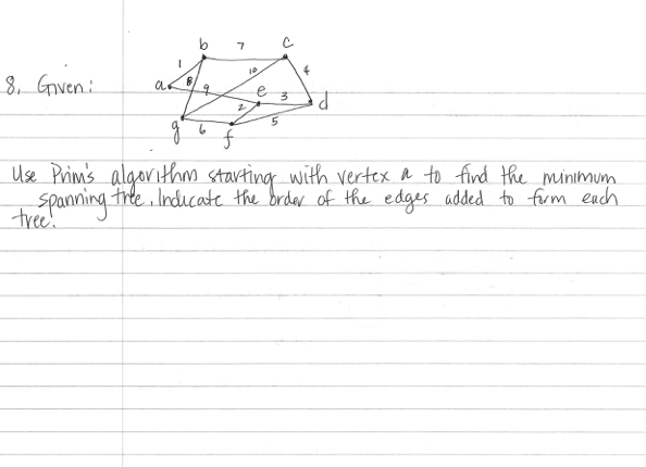 I need help solving this problem! 7 8. Given : CL 3
