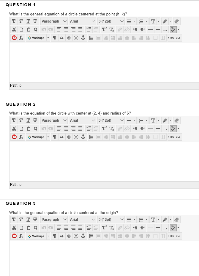 p QUESTION 3 Define a major arc. How do you name a