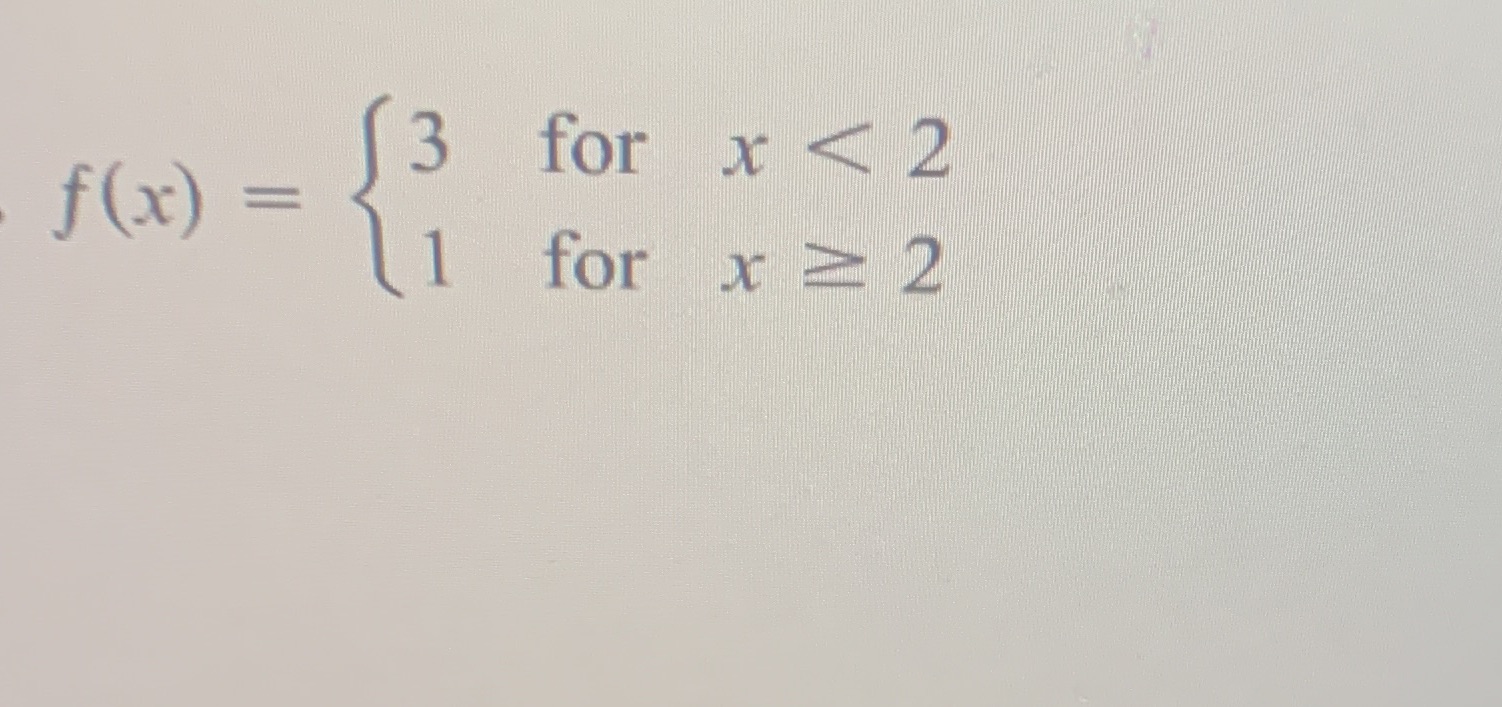 Make a table listing ordered pairs for each function. The sketch the