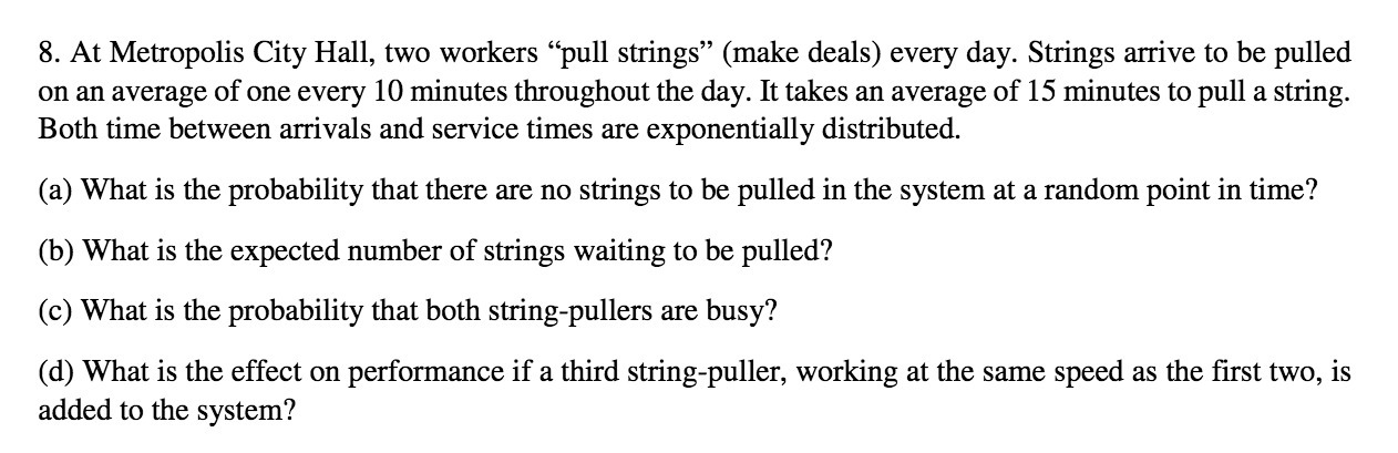 8. At Metropolis City Hall, two workers \"pull strings\" (make deals)