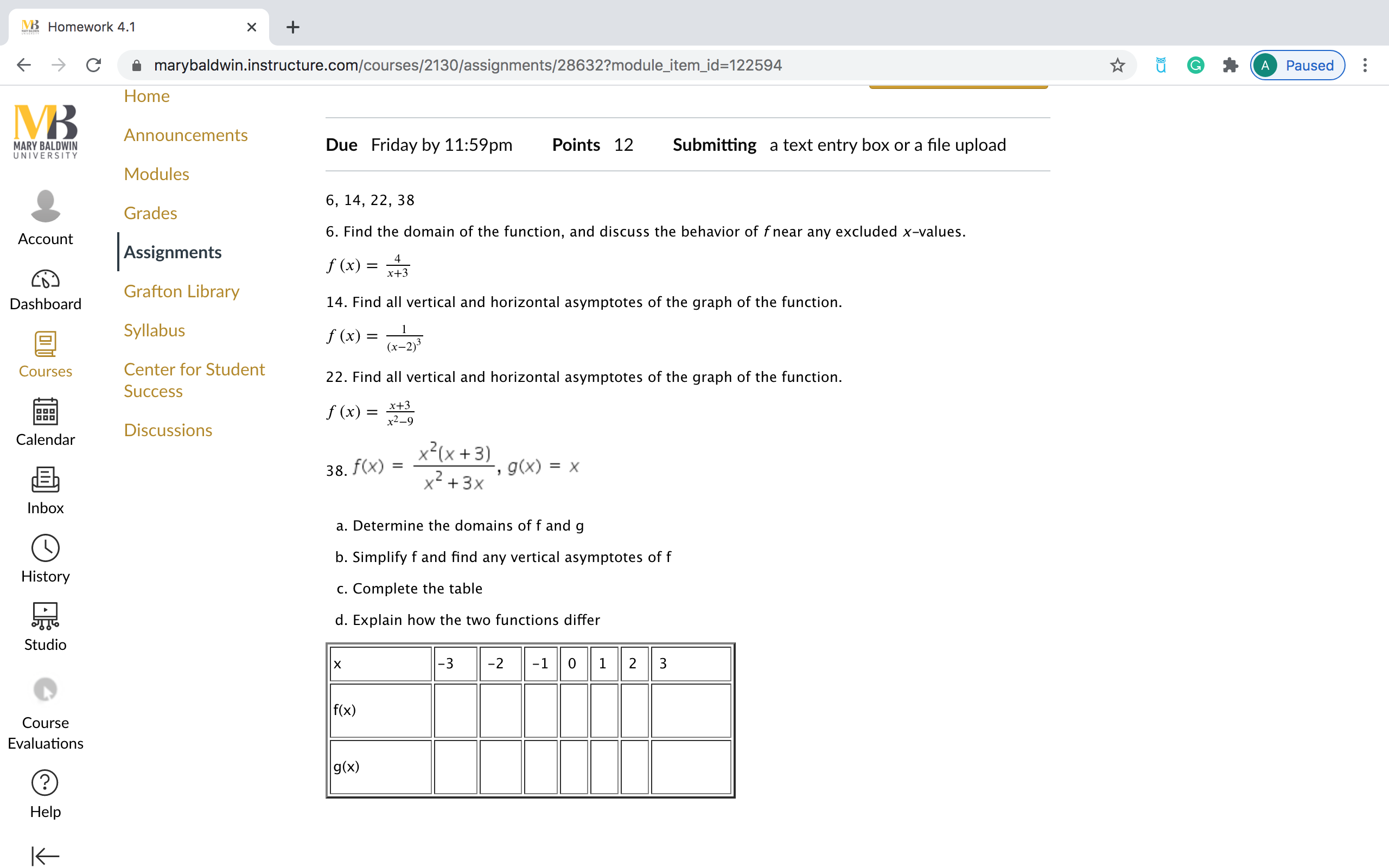 Please answer these: \" Homework 4.1 x + (- -) C' i