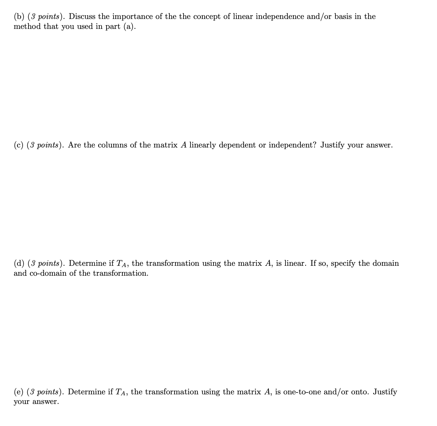 transformation that turns the letter F to the horizontal line as depicted