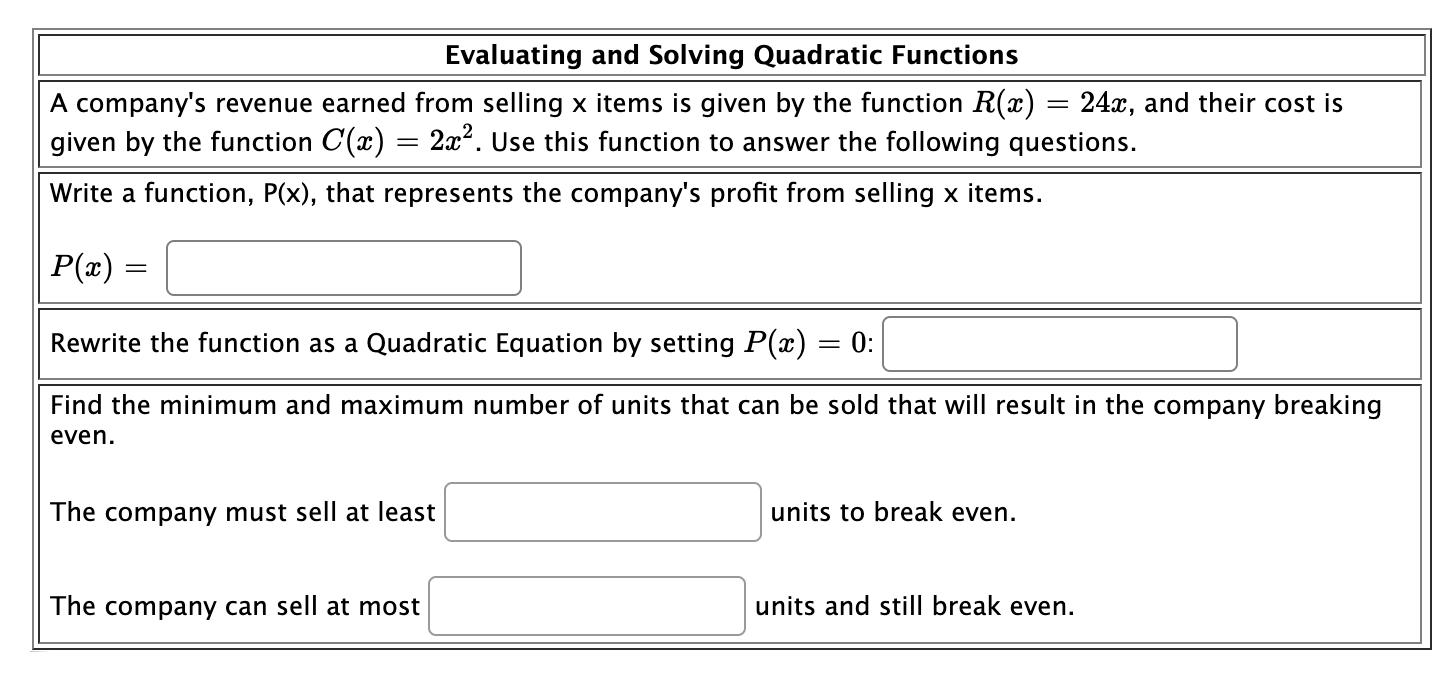 0 by using the Quadratic Formula. Steps 1. Write the equation in
