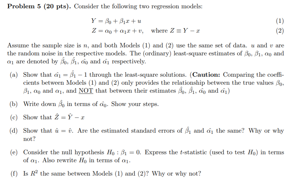 (measured in HKD/hour). The regression model takes the forms Yi = a