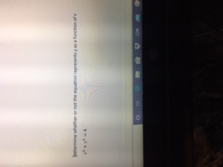 how is this practice problem done:determine whether or not the equation represents