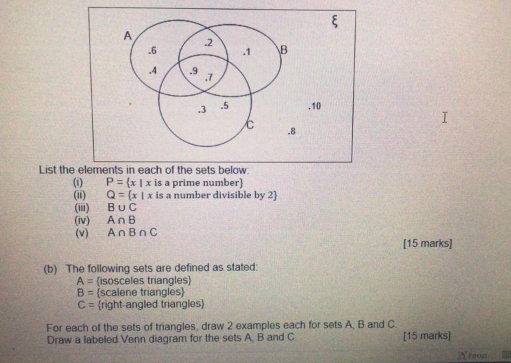 please help me A -2 B .9 .5 .10 H .8 List