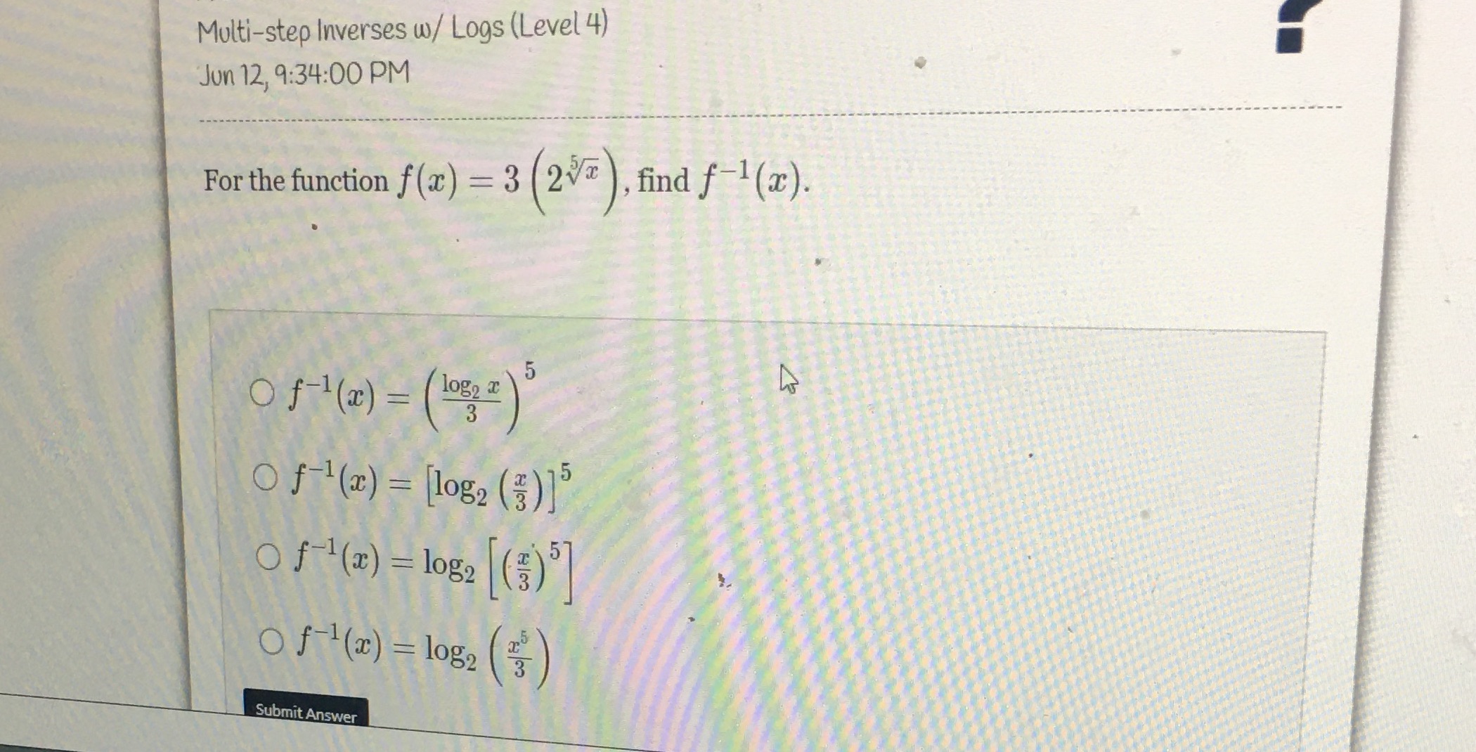 With the answer, could you send how much time it took for