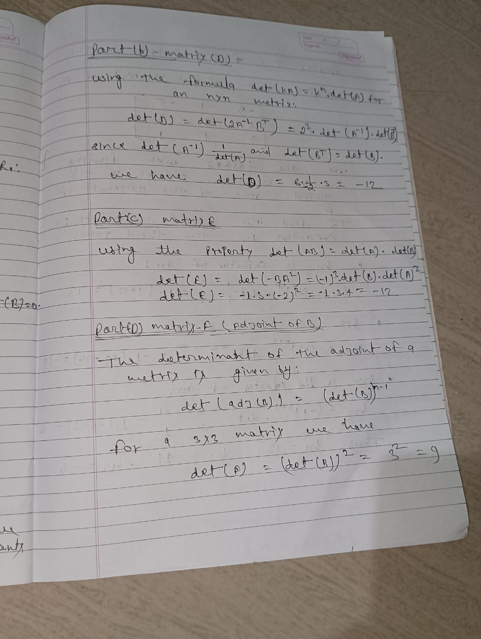 0 2 3 0 -3 A=11 0 4 3 1 0 -3