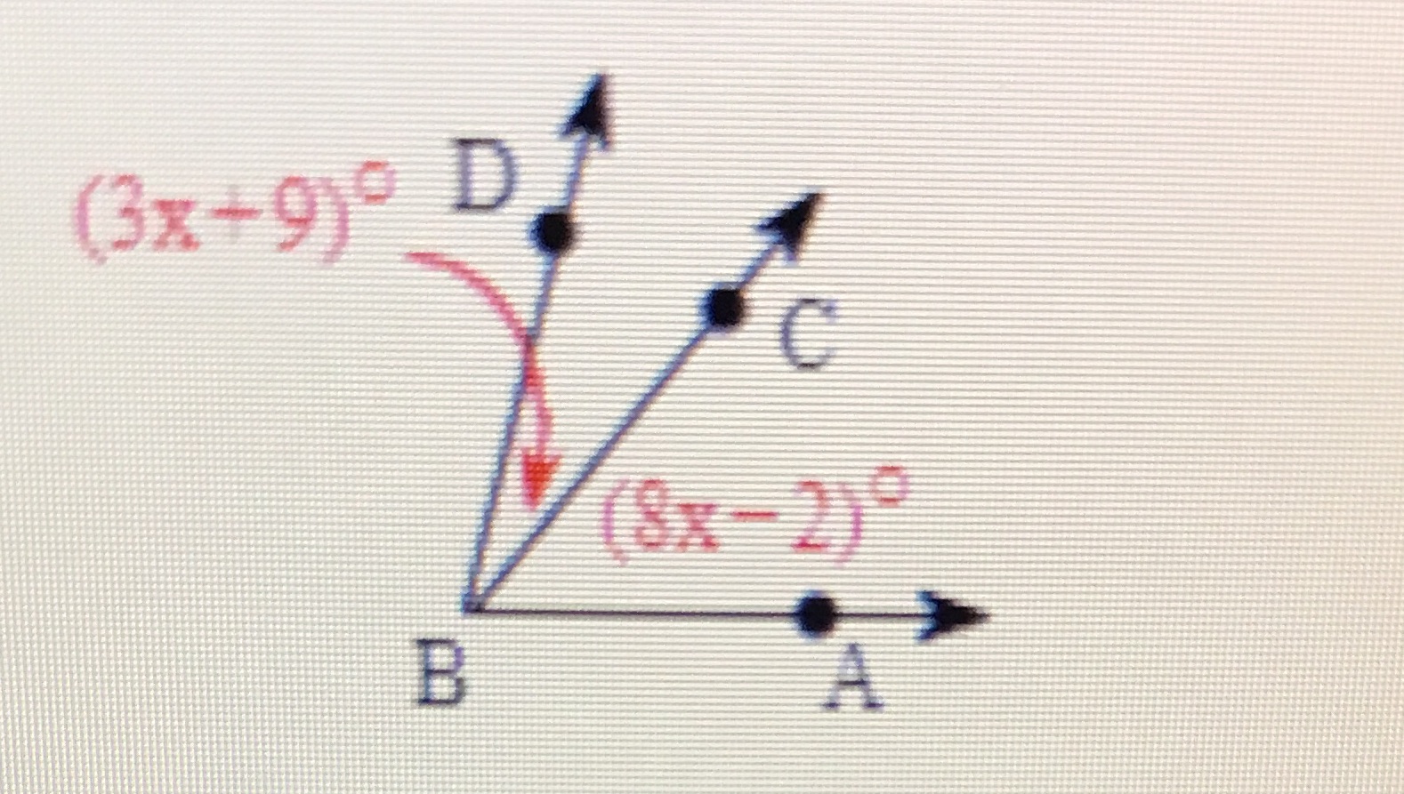 If m angle ABD=84 , what are m angle ADC and m