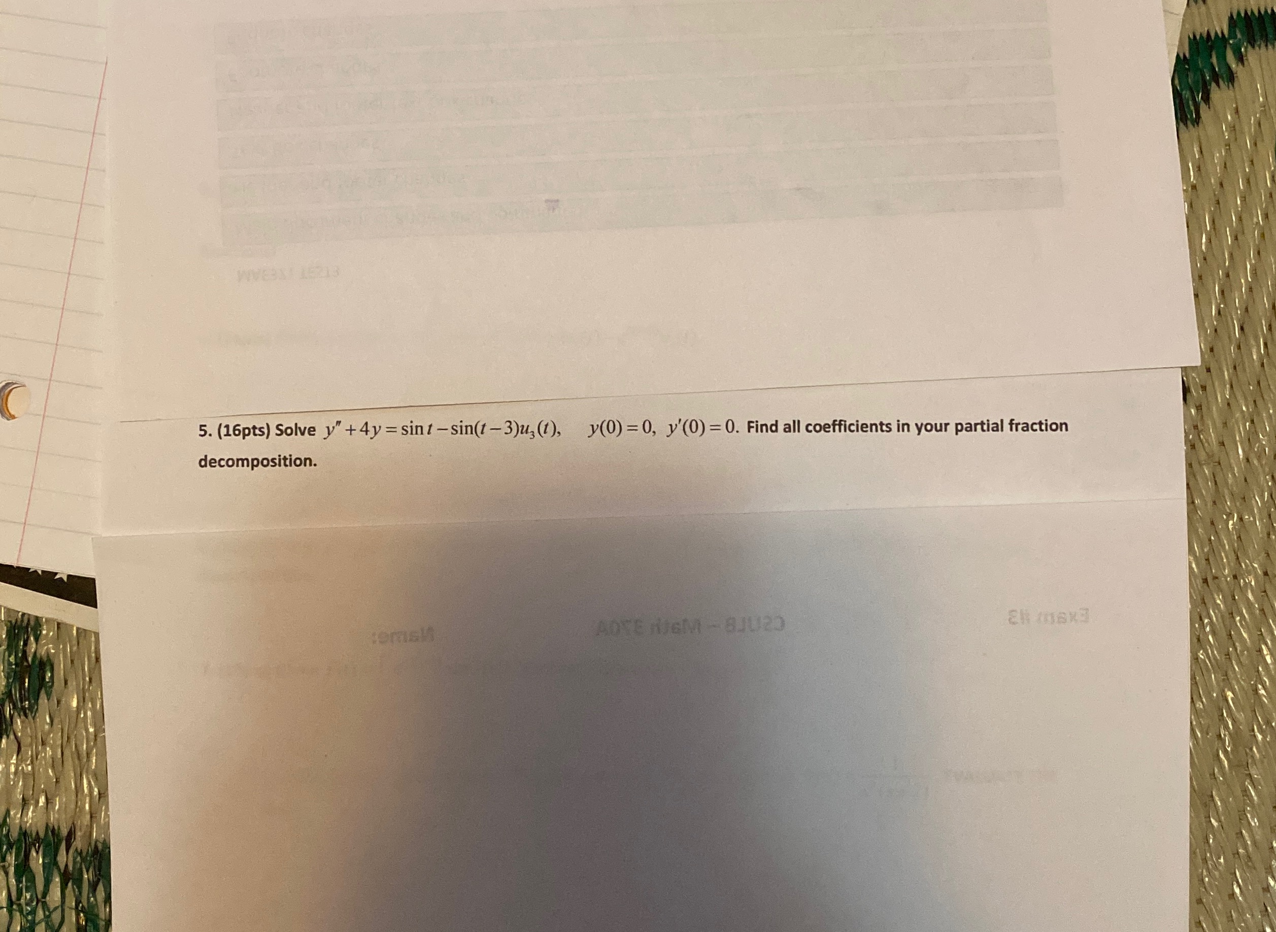 Problem 5 can't find a example in the book WVESS 15218 5.