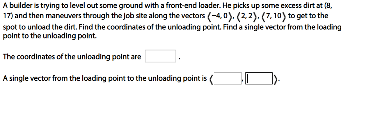 A builder is trying to level out some ground with a