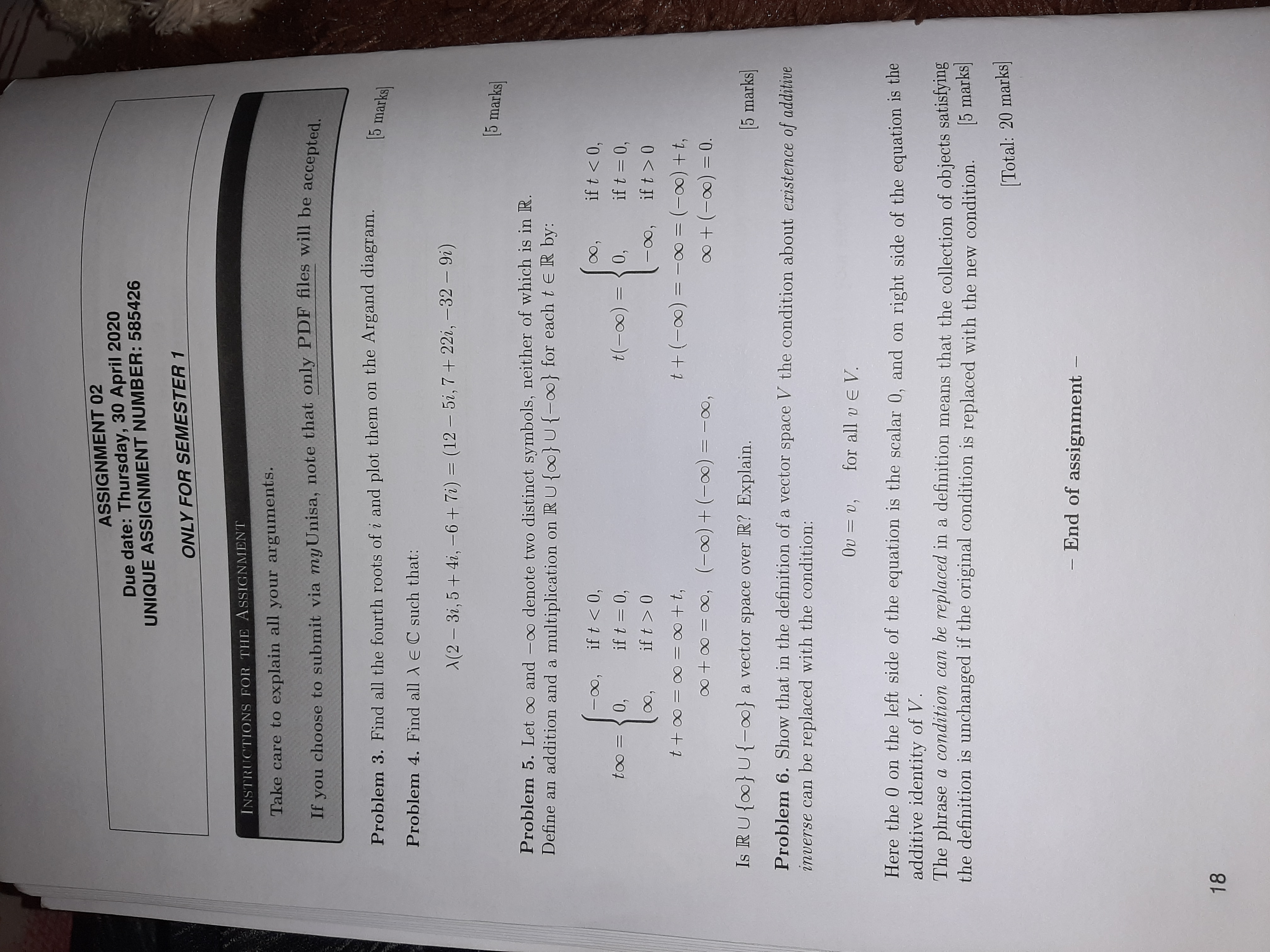 Mayi please be assisted with the following problems. ASSIGNMENT 02 Due date: