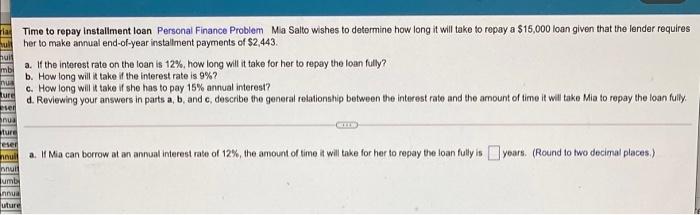 please help with a through c and show work thank you las