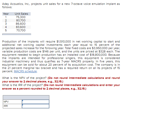 SHOW HOW TO INPUT THIS IN BA II PLUS TOO Aday
