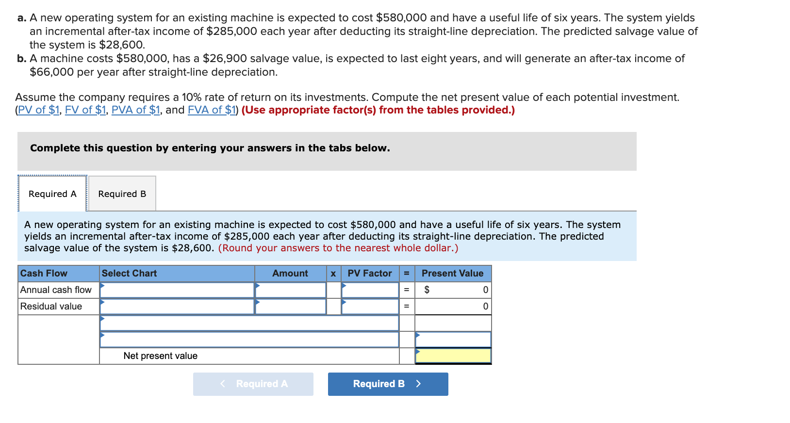 i a. A new operating system for an existing machine is expected