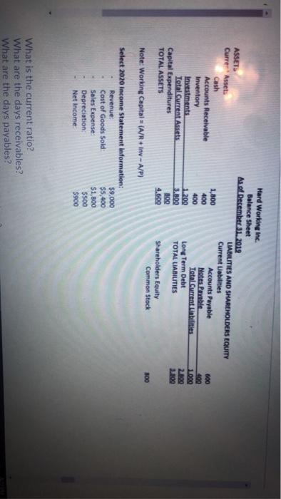  please show work and do not put it in excel Hard
