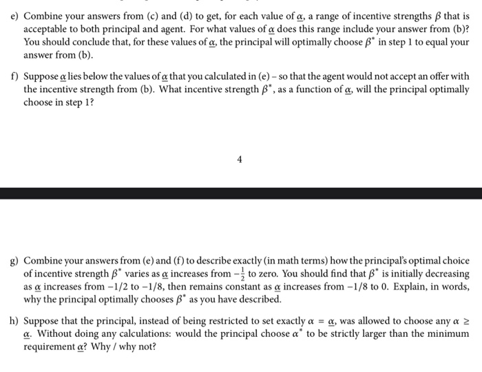 model if the principal is restricted in terms of the fixed payment