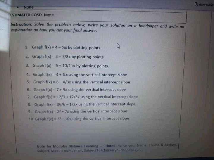 Solve the problem below with explanation of your final answer. Accesabik None