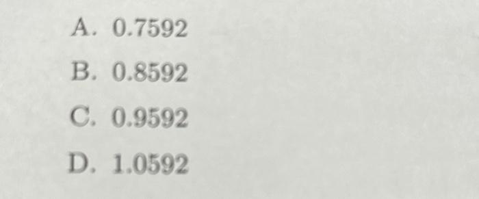 spot price and the futures price for a certain commodity. Hint: The