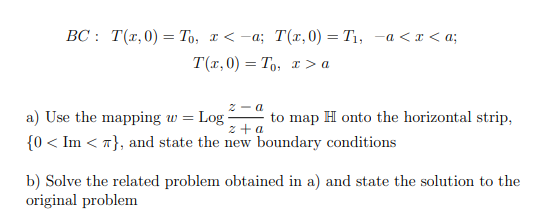 : Text Tyy =0, -00 0BC : T(x, 0) = To, I